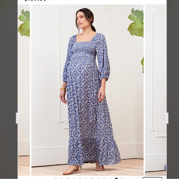 Seraphine maternity maxi dress size 4 - Picture 2 of 9